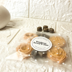 Wax Melts με Άρωμα Sugar Cookie & Καφέ 16τμχ. 45γρ. - Bonjour Brew & Bite - κερί, αρωματικά κεριά, φυτικό κερί, αρωματικό χώρου, waxmelts - 2