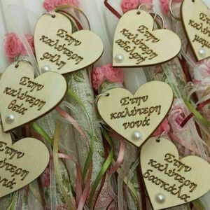 Πασχαλινή λαμπάδα 30εκ με λεβαντες κ καρδουλες - κορίτσι, λουλούδια, λαμπάδες, για ενήλικες, για εφήβους - 4