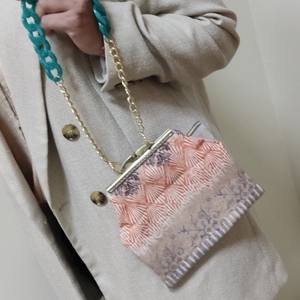 Τσαντάκι Χειρός Υφασμάτινο Clutch! - ύφασμα, all day, χειρός, πάνινες τσάντες, μικρές - 5