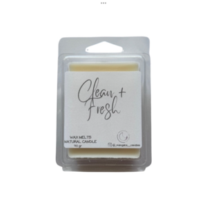 Clean & Fresh…Wax melts snap bar από φυτικό κερί ελαιοκράμβης - αρωματικά κεριά, vegan κεριά