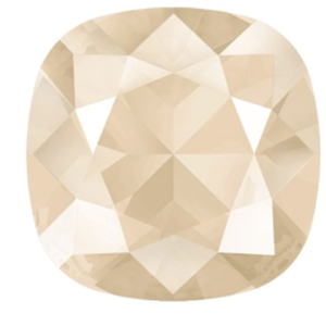 Τετράγωνα Σκουλαρίκια σε Κρεμ Απόχρωση | The Gem Stories Jewelry - ασήμι 925, swarovski, μικρά, γάντζος, επιπλατινωμένα - 3