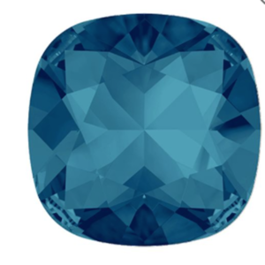 Τετράγωνα Σκουλαρίκια σε Μπλε Απόχρωση | The Gem Stories Jewelry - ασήμι 925, swarovski, μικρά, γάντζος, επιπλατινωμένα - 3
