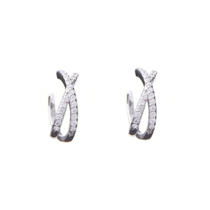 Σκουλαρίκια Κλιπ – 925 Silver Clip| The Gem Stories Jewelry - ασήμι, ασήμι 925, μικρά, επιπλατινωμένα