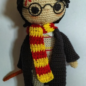 Πλεκτή φιγούρα Harry Potter 30cm 100% βαμβακερή-Αντίγραφο - λούτρινα, amigurumi, δώρο γεννεθλίων, 100% βαμβακερό