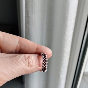 Δαχτυλίδι χεριού βέρα με χάντρες - πλαστικό, χάντρες, αυξομειούμενα, φθηνά - 4