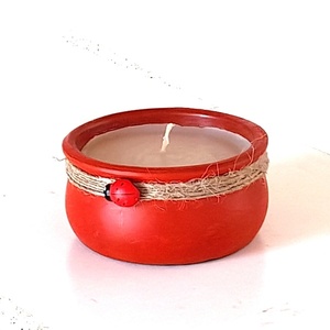Πασχαλινό διακοσμητικό κερί σε κεραμικό μπωλ - Upcycling Art - διακοσμητικά, κεριά, πασχαλινά δώρα, κεριά & κηροπήγια