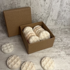 Wax Melts (12 τμχ) από κερί σόγιας σε άρωμα της επιλογής σας, σε χάρτινο κουτί - αρωματικά χώρου, waxmelts, soy wax - 3