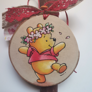 Χειροποίητη αρωματική λαμπάδα με τον Winnie the Pooh - λαμπάδες, για παιδιά, ήρωες κινουμένων σχεδίων, για μωρά, προσωποποιημένα - 2