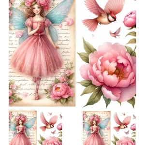 Decoupage & Scrapbooking (3) papers 30 - Fairy - Eκτυπώσιμο - DIY, κάρτες, φύλλα εργασίας - 2