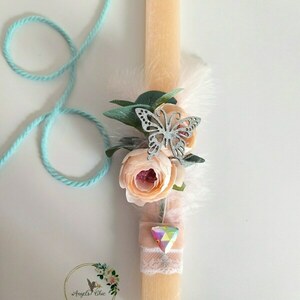 Romantic easter candle - λουλούδια, λαμπάδες, για ενήλικες