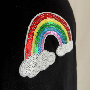 KDK - AstrafTEES ( PRIDE Rainbow Black ) - t-shirt, unisex - 4