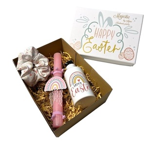 Easter box girl (Πασχαλινό κουτί) - κορίτσι, λαμπάδες, ουράνιο τόξο, σετ