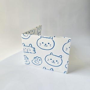 Eco-friendly πορτοφόλι τσέπης γάτα / Paper wallet cat - χαρτί, γάτα, πορτοφόλια, δώρο γεννεθλίων - 2
