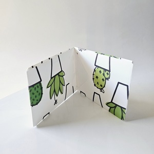 Eco-friendly πορτοφόλι τσέπης κάκτοι/ Paper Wallet cactus - χαρτί, κάκτος, πορτοφόλια, δώρο γεννεθλίων - 3