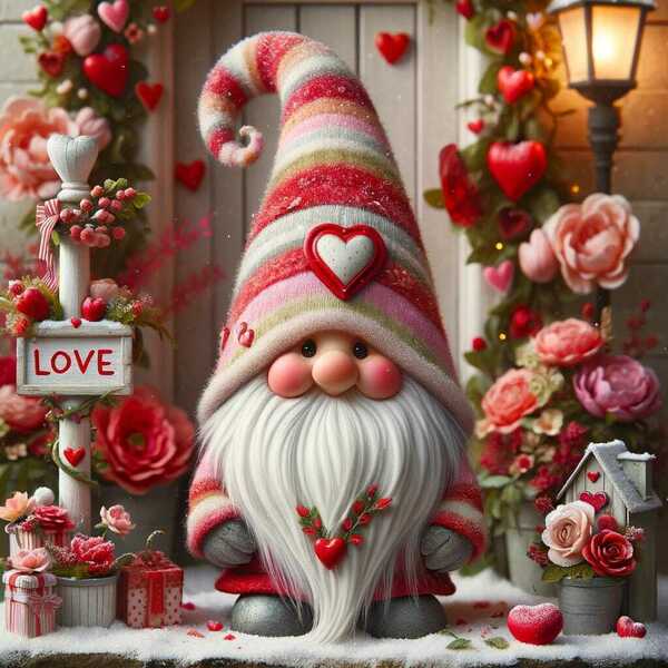 Κερί Lovely Gnomes 91 - Love, 5x7.5cm - αρωματικά κεριά - 2