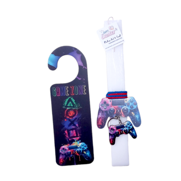 Λαμπάδα Playstation 30εκ με hanger - αγόρι, λαμπάδες, για παιδιά, για εφήβους, games - 3