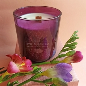 Αρωματικό κερί σόγιας ''Fresh Lily'', 280γρ. - κερί, αρωματικά κεριά, κεριά, κερί σόγιας - 2