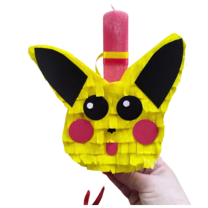 Αρωματική Λαμπάδα Pikachu - Πίκατσου 25εκ. Κίτρινο - αγόρι, λαμπάδες, για παιδιά, ήρωες κινουμένων σχεδίων