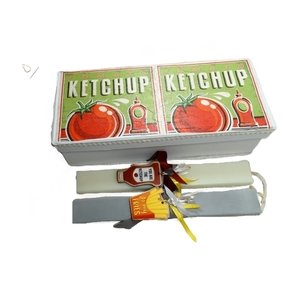 Ketchup + Fries - Λαμπάδες με λαμπαδόκουτο - λαμπάδες, ζευγάρια, για ενήλικες - 5