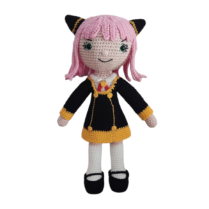 Πλεκτή κούκλα anime 2 - δώρο, παιχνίδια, amigurumi, δώρο γεννεθλίων, πλεχτή κούκλα
