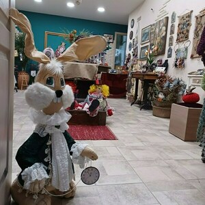 ΠΑΣΧΑΛΙΝΟΣ ΛΑΓΟΣ ( Alice in the Wonderland) - διακοσμητικά, ζωάκια - 4