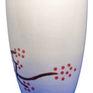 Κούπα πορσελάνης λευκή με χειροποίητο σχέδιο με πινέλο - χειροποίητα, πορσελάνη, κούπες & φλυτζάνια - 2
