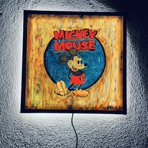 Πίνακας / φωτάκι νυχτός Mickey Mouse - 4