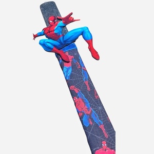 Χειροποίητη αρωματική λαμπάδα με τον σουπερ ήρωα Spiderman - αγόρι, σούπερ ήρωες, παιχνιδολαμπάδες - 3