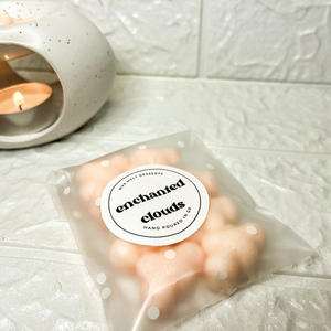 Enchanted Clouds Άρωμα Cotton Candy 16τμχ. 70γρ. Wax Melts από 100% Κερί Σόγιας Χειροποίητα - κερί σόγιας, αρωματικά έλαια, αρωματικά χώρου, waxmelts, soy wax - 4