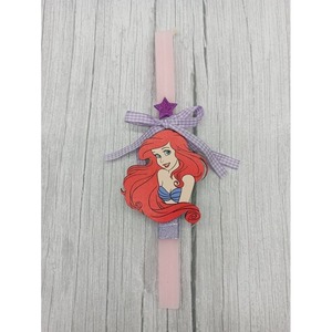 Λαμπάδα γοργόνα με ροζ αρωματικό κερί 30 cm - κορίτσι, λαμπάδες, για παιδιά, γοργόνες, ήρωες κινουμένων σχεδίων - 2