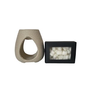 ΣΕΤ Wax Melt Aloha Paradise Mini Hearts 70g με Αρωματιστή Μπεζ - αρωματικά κεριά - 2