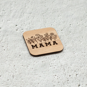 Μαγνητάκι MAMA - ξύλο, μαμά, μαγνητάκια ψυγείου, ημέρα της μητέρας - 3