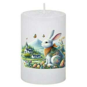 Κερί Πασχαλινό -Happy Εaster 123, 5x7.5cm. - αρωματικά κεριά