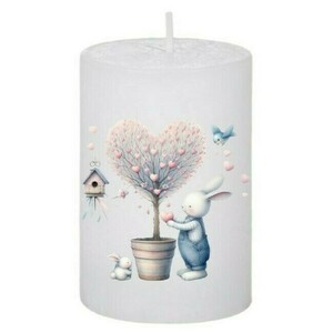 Κερί Λαγουδάκια -Happy Bunnies 6, 5x7.5cm - αρωματικά κεριά