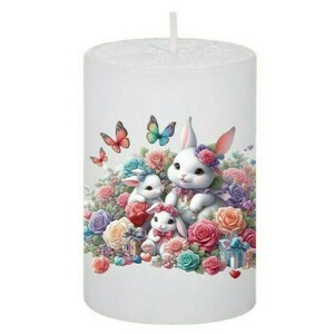 Κερί Λαγουδάκια - Bunnies 13, 5x7.5cm - αρωματικά κεριά