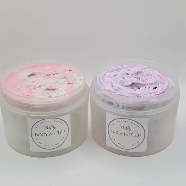 BODY BUTTER με βούτυρο καρυτέ, βούτυρο καρύδας, αμυγδαλέλαιο, έλαιο jojoba, αιθέριο έλαιο βανίλια ή βανίλια καρύδα, βιταμίνη Ε και φυτικά χρώματα. 160γρ - 4