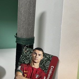 Πασχαλινή λαμπάδα ποδοσφαιριστής «Ronaldo» - αγόρι, λαμπάδες, με ξύλινο στοιχείο - 2