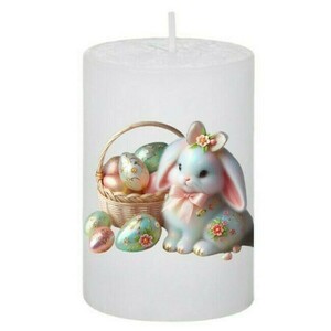 Κερί Πασχαλινό -Happy Εaster 128, 5x7.5cm - αρωματικά κεριά