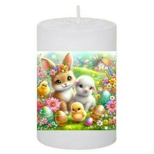 Κερί Πασχαλινό -Happy Εaster 154, 5x7.5cm - αρωματικά κεριά