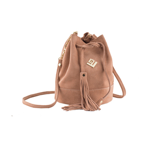 Coquette Asti Leather Bag | Puce - δέρμα, πουγκί, χιαστί