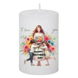 Κερί Γιορτή της Μητέρας - Μοther's Day 7, 5x7.5cm - αρωματικά κεριά