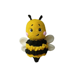 Πλεκτή μελισσούλα με βελονάκι - κορίτσι, λούτρινα, δώρα για παιδιά, δώρα για μωρά - 2
