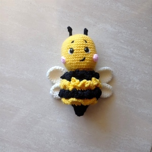 Πλεκτή μελισσούλα με βελονάκι - κορίτσι, αγόρι, λούτρινα, δώρα για παιδιά, δώρα για μωρά - 3