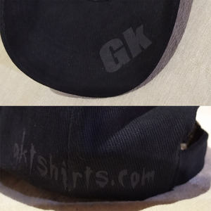 gk black on black cap - ύφασμα - 2