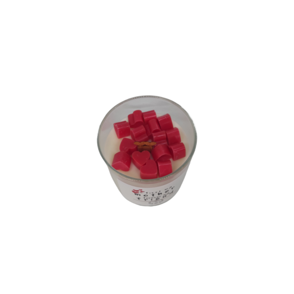 Μαμά Αρωματικό κερί σόγιας με wax melts για τη γιορτή της μητέρας "mothers day"-Αντίγραφο - αρωματικά κεριά, κεριά & κηροπήγια - 2