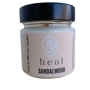 Σανδαλόξυλο φυσικό κερί σόγιας - αρωματικά κεριά