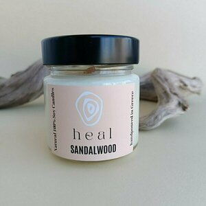 Σανδαλόξυλο φυσικό κερί σόγιας - αρωματικά κεριά - 3