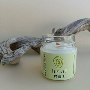 Άρωμα βανίλιας φυσικό κερί σόγιας - αρωματικά κεριά - 2