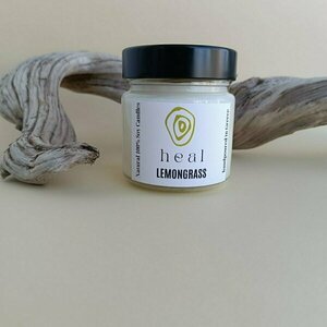 Λεμονόχορτο φυσικό κερί σόγιας - αρωματικά κεριά - 2