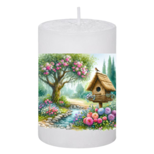 Κερί Vintage Birdhouse 39, 5x7.5cm - αρωματικά κεριά